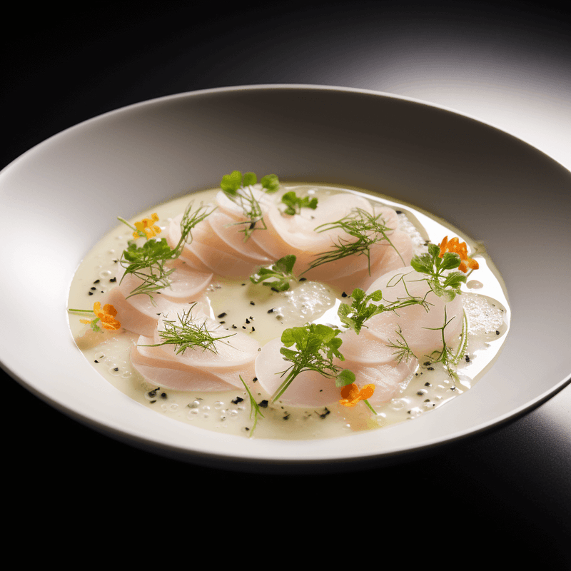 Scallop Crudo with Avocado, Grapefruit, and Lime Vinaigrette Recipe